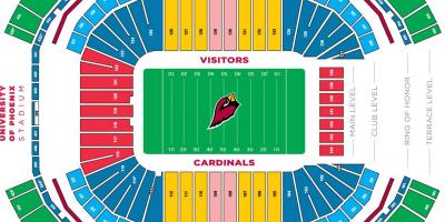 Az Cardinals stadium kartta