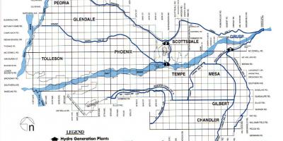 Phoenix canal järjestelmä kartta