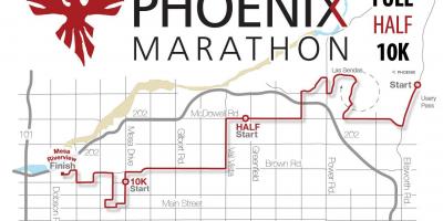 Kartta Phoenix maraton