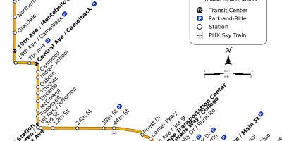 Valley metro bussi reitti kartta