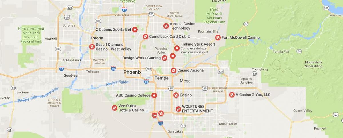 kartta Phoenix casino
