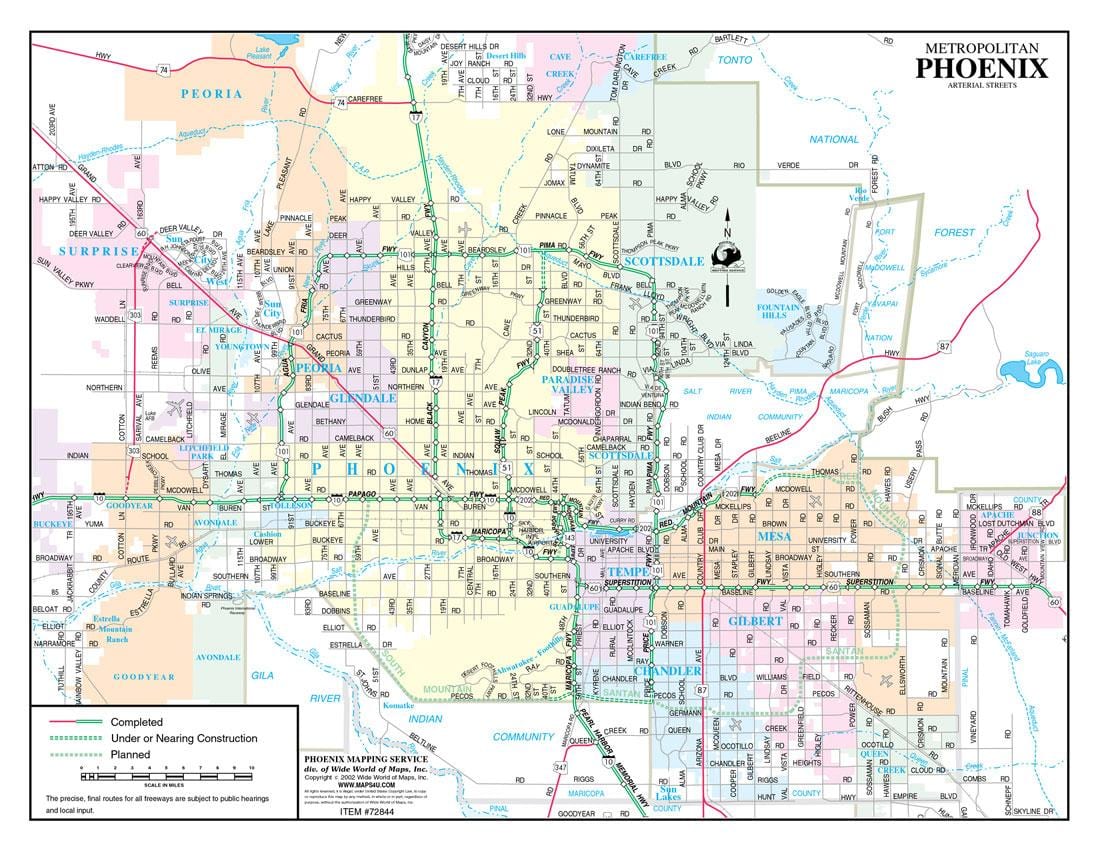 street map-Phoenix